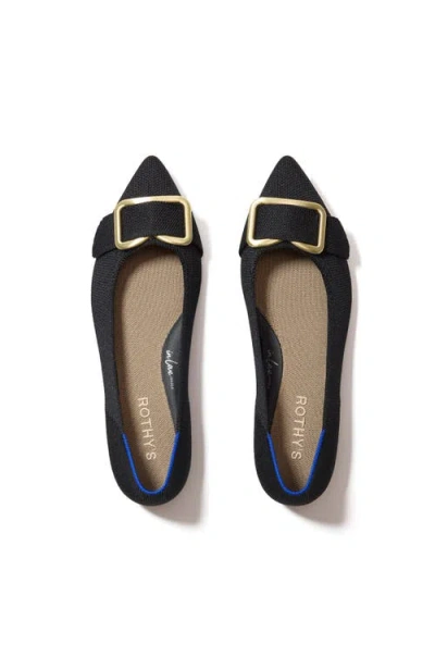 Rothys Rothy's The Emblem Point Ii In Black