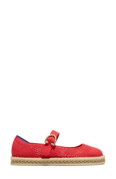 Rothys Rothy's The Espadrille Mary Jane In Red Hot