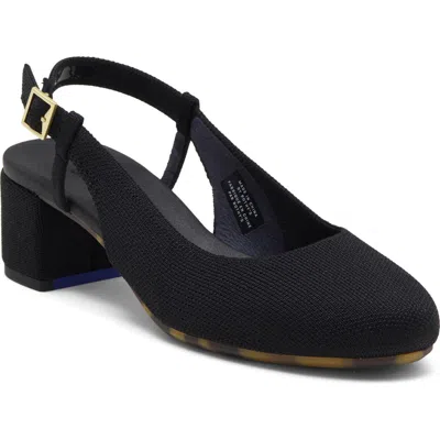 Rothys Rothy's The Heel Ballet Slingback Pump In Black