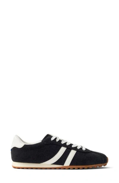 Rothys Rothy's The Ivy Sneaker In Revelvet Black Stripe