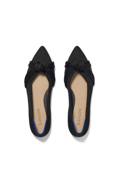 Rothys The Knot Point Ii In Black/neutral