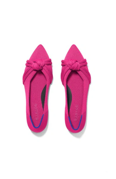 Rothys Rothy's The Knot Point Ii In Starfish Pink