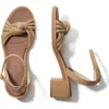 Rothys The Knot Sandal In Brown/metallic In Golden Sun