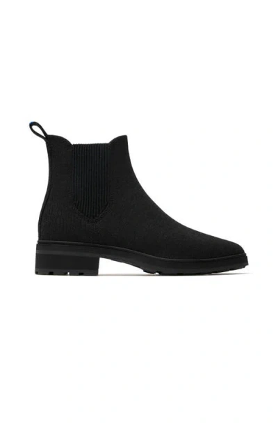 Rothys Rothy's The Lug Boot In Onyx Black