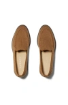 Rothys The Lug Loafer In Brown/neutral In Teak Herringbone