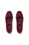 Rothys Rothy's The Max Square Mary Jane In Wine Red