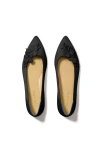 Rothys The Petal Point Ii In Black/neutral In Black