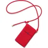 Rothys Rothy's The Phone Crossbody In Red Crisp Basketweave