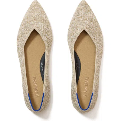 Rothys The Max Square Mary Jane Flats In Diamond Metallic