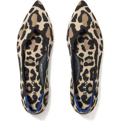 Rothys The Almond Tassel Loafer In Brown In Amber Cat