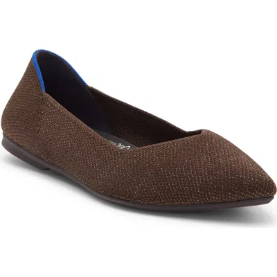 Rothys Rothy's The Point Ii Pointed Toe Flat In Brown