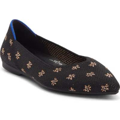 Rothys Rothy's The Point Ii Pointed Toe Flat In Daisy Sparkle