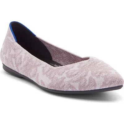 Rothys Rothy's The Point Ii Pointed Toe Flat In Lilac Chantilly