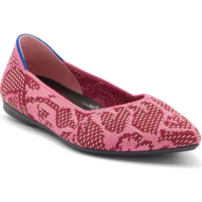 Rothys Rothy's The Point Ii Pointed Toe Flat In Pink