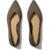 Rothys The Point Ii In Green In Safari Basketweave
