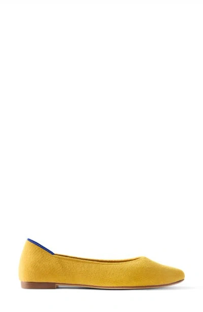 Rothys Rothy's The Point Iii Fine Point Flat In Gold