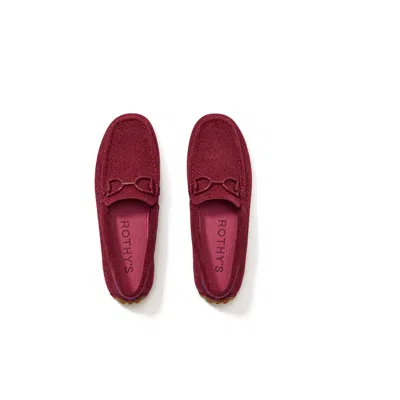 Rothys Rothy's The Revelvet Double Bit Driver In Red