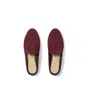 Rothys The Revelvet Double Bit Loafer Mule In Red In Burgundy