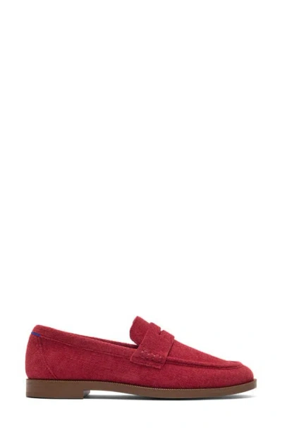Rothys Rothy's The Revelvet™ Penny Loafer In Revelvet Ruby