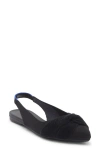 Rothys The Almond Slingback In Black/neutral In Black