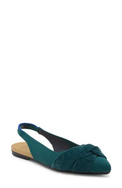 Rothys Rothy's The Twist Point Slingback In Green