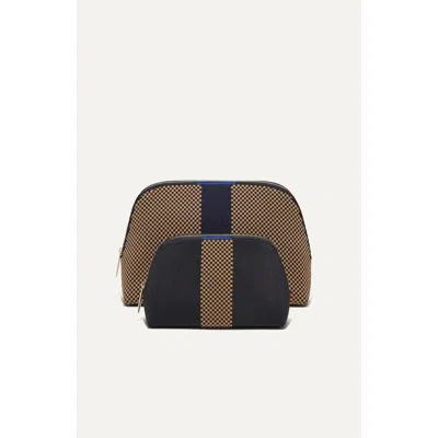 Rothys Rothy's The Vanity Set In Wren Micro Check