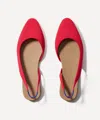Rothys Rothy's Women's Almond Slingback Flats In Red