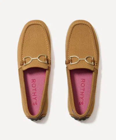 Rothys Rothy's Women's Double Bit Driver Toasted Almond Loafers