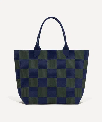 Rothys Rothy's Women's Lightweight Checker Blue Tote Bag