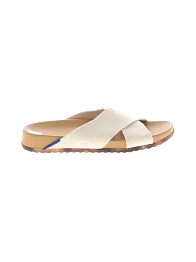 Pre-owned Rothys Sandals In Ivory