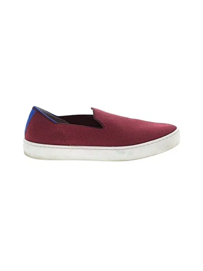 Pre-owned Rothys Sneakers In Burgundy
