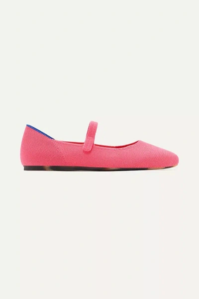 Rothys Square Mary Jane Flats In Pink