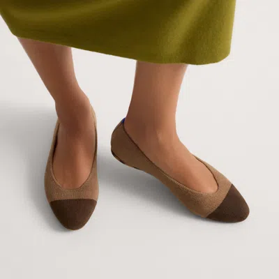Rothys The Almond Ballet In Brown