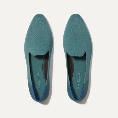 Rothys The Almond Loafer In Blue In Blue Sage