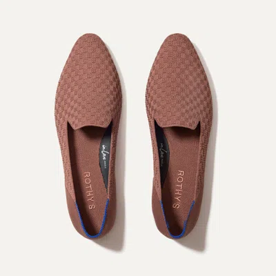 Rothys The Almond Loafer In Brown/neutral In Hazel Basketweave