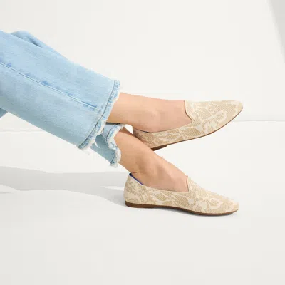 Rothys The Almond Loafer In White/neutral