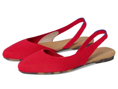 Rothys The Almond Slingback In Red