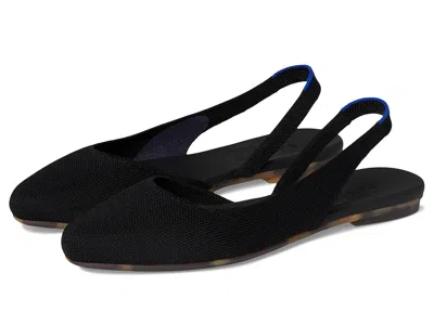 Rothys The Almond Slingback In Black