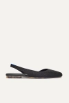 Rothys The Almond Slingback Flats In Black