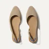 Rothys The Almond Slingback In Brown/neutral/metallic In Prosecco