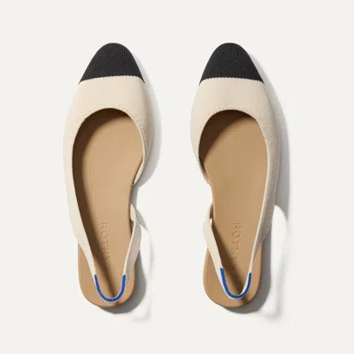 ROTHYS THE ALMOND SLINGBACK IN WHITE