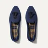 Rothys The Almond Tassel Loafer In Blue In Deep Navy