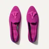 Rothys The Almond Tassel Loafer In Pink In Pink Bramble