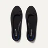 Rothys The Ballet Flat In Black/neutral In Black