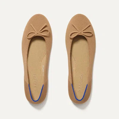 Rothys The Ballet Flat In Brown/neutral In Wren