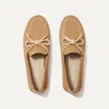 Rothys The Boat Shoe In Brown/neutral In Driftwood