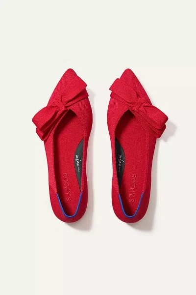 Rothys Rothy's Women's Bow Point Ii Flats In Cupid