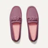 Rothys The Braid Driver In Pink In Mauve