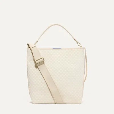 Rothys The Bucket Bag In White/neutral In White Sand