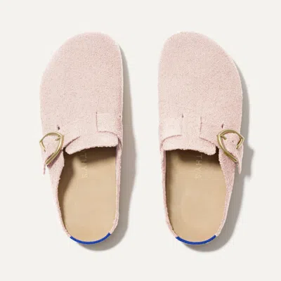 Rothys The Buckle Clog In Pink In Ballerina Boucl